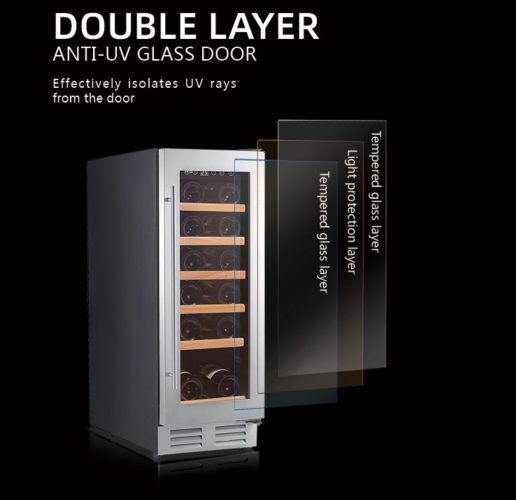 Wine Cooler ตู้แช่ไวน์ Wine Cellar Wine Fridge with Compressor IG